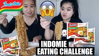 Indomie Challenge  English Mukbang  Mi Goreng [upl. by Aprile234]