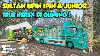 SULTAN UPIN IPIN KONVOI TRUK KE ATAS GUNUNG SERU BANGET  GTA V MOD UPIN amp IPIN SPESIAL [upl. by Kalindi798]