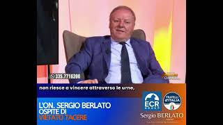 Lon Sergio Berlato ospite a Vietato Tacere Ascolta lintervento [upl. by Pansir]