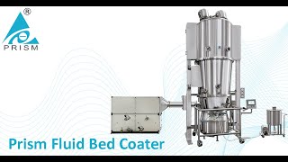 Prism Fluid Bed Coater Bottom Spray Basic Working Principle [upl. by Chavey]