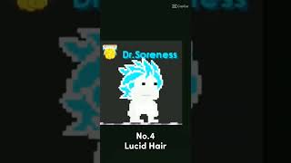 TOP 7 HAIR GROWTOPIA growtopia growtopiaindonesia shorts [upl. by Grof]