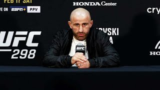 Alexander Volkanovski PostFight Press Conference  UFC 298 [upl. by Bozovich894]