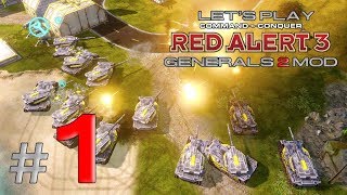 Lets Play Command amp Conquer Red Alert 3 Generals 2 Mod Ep 1 [upl. by Lahcar]