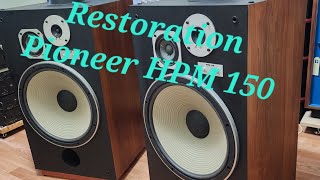 RESTORATION Pioneer HPM 150 Speakers RESTORATION [upl. by Anes]