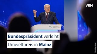 Bundespräsident für Preisverleihung in Mainz [upl. by Refinaj]