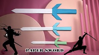 Comment faire une épée en papier très facilement  Origami Ninja Weapon [upl. by Blader]