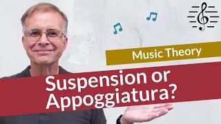 Suspension or Appoggiatura  Music Theory [upl. by Oravla]