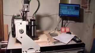 CNC Router cortando MDF Fibrofacil de 6mm [upl. by Alyat316]