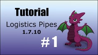 Tutorial Logistics Pipes 1část  Třídění předmětů a přístup do systému CZSK [upl. by Enitsyrk585]