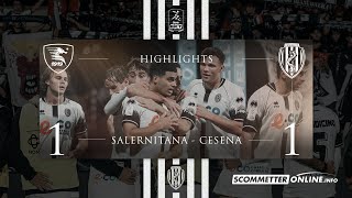 Salernitana  Cesena 11 Highlights [upl. by Llertniuq]