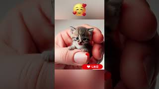 Smallest cat in the world 🥰 talkingtom cat talkingangela [upl. by Amlet]