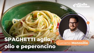 SPAGHETTI AGLIO OLIO e PEPERONCINO un primo piatto dalla semplice bontà😍🍝🧄🌶 [upl. by Pen]