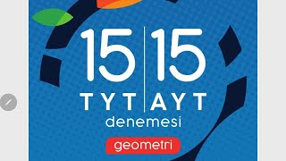 ENDEMİK GEOMETRİ DENEME  AYT 13 [upl. by Jeddy]