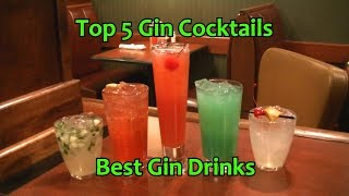 Top 5 Gin Cocktails Best Gin Drinks [upl. by Marcelline]