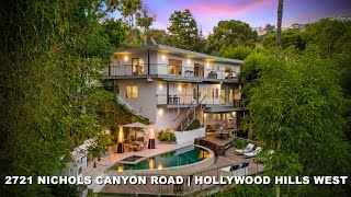 2721 Nichols Canyon Rd Los Angeles CA 90048 A Mid Century Modern Hollywood Hills Showpiece [upl. by Godart]