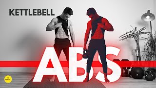 15 Minute SIX PACK Workout  Kettlebell ABS Workout [upl. by Riegel255]