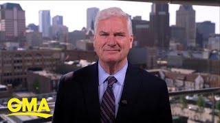 House Majority Whip Tom Emmer talks latest Trump headlines [upl. by Reaht303]