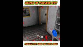 How to find and use padlock key granny chapter v18 shortvideo granny grannykill games gaming [upl. by Dunstan]