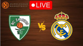 🔴 Live Zalgiris Kaunas vs Real Madrid  EuroLeague 20232024  Live Play by Play Scoreboard [upl. by Itraa839]