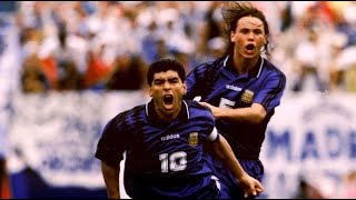 Diego Maradona vs Greece WORLD CUP 1994 [upl. by Eibo]