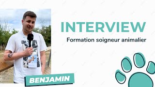 Devenir soigneur animalier  la reconversion pro de Benjamin [upl. by Yssenhguahs]