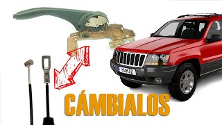 Quitar y poner cables de freno de emergencia  Jeep Grand Cherokee WJ [upl. by Pelagias]