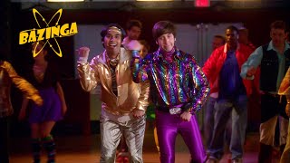 Disco Dancing And Roller Skating  The Big Bang Theory [upl. by Zennie]