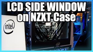 LCD Side Window on NZXT Case  Snowblind [upl. by Wilow374]