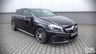 Brabus Mercedes A45 AMG  Introduction and Revs [upl. by Elaen]