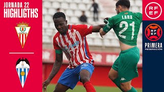 Resumen PrimeraFederación  Algeciras CF 11 CD Alcoyano  Jornada 22 Grupo 2 [upl. by Elagiba]