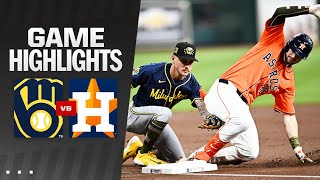 Brewers vs Astros Game Highlights 51724  MLB Highlights [upl. by Higley]