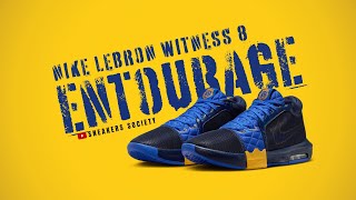 ENTOURAGE 2024 Nike LeBron Witness 8  DETAILED LOOK  PRICE [upl. by Adnuhsar158]