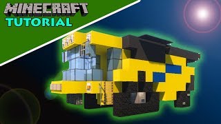 MINECRAFT POJAZDY  Jak zbudować  NEW HOLLAND CR1090 KOMBAJN [upl. by Claudell]