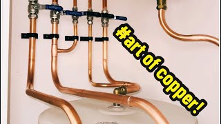 Direct hot water cylinder install in 8min plumber plumbing plumbers global art [upl. by Eeuqram]