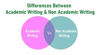 Differences Between Academic Writing and Non Academic Writing [upl. by Anitsihc]