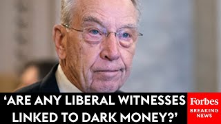 Chuck Grassley Asks Witnesses Point Blank About Corporate Funding [upl. by Pinsky203]