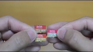 Sandisk Extreme MicroSD Original vs Fake [upl. by Nyrek]