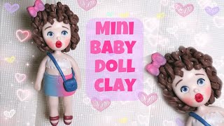 POLYMER CLAY DOLL MAKING  mitti ki gudiya kaise banaen [upl. by Ecirum]