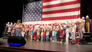 quotProud of Our Veteransquot by first graders of Perry Elementary School [upl. by Asaert]