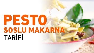 Pesto Soslu Makarna Tarifi  Petso Soslu Makarna Nasıl Yapılır [upl. by Sikras]