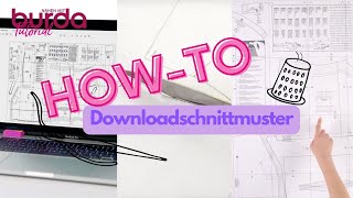 Nähen mit burda HowTo burda style Downloadschnitt [upl. by Kralc4]