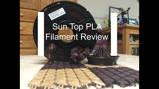 SunTop Brown PLA Filament Review [upl. by Senaj]