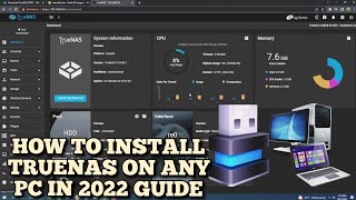 TrueNAS Simple Installation Guide 2022 [upl. by Enelec]