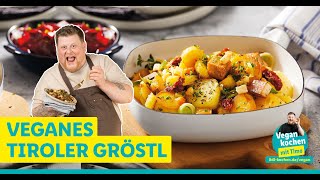 Vegan kochen mit Timo Veganes Tiroler Gröstl mit Räuchertofu und Majoran​ [upl. by Gisser]