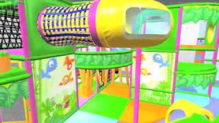 indoor softplay fly through [upl. by Sirapal]