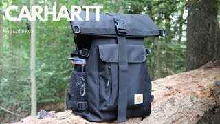 Carhartt Philis Backpack Rugged Rolltop Working Mans Everyday Carry EDC [upl. by Lurlene]