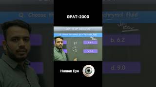 Choose the correct ph of lachrymal fluid  Lachrymal fluid ph  Tear ph  Gpat mcq gpat [upl. by Gnirol]