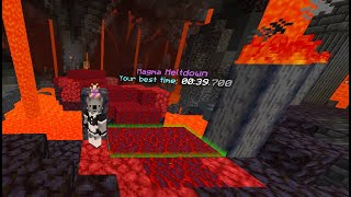 Hive Parkour Worlds Magma Meltdown 39700s [upl. by Eelarat]