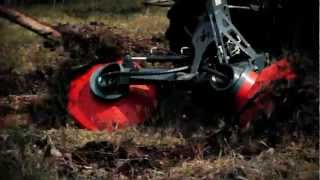 UOT2000 forest trencher uotforestcom Disc trencher Scarifier [upl. by Labana621]