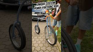 Unique Custom PennyFarthing Ride With Four Tires shorts bikelife [upl. by Husein]